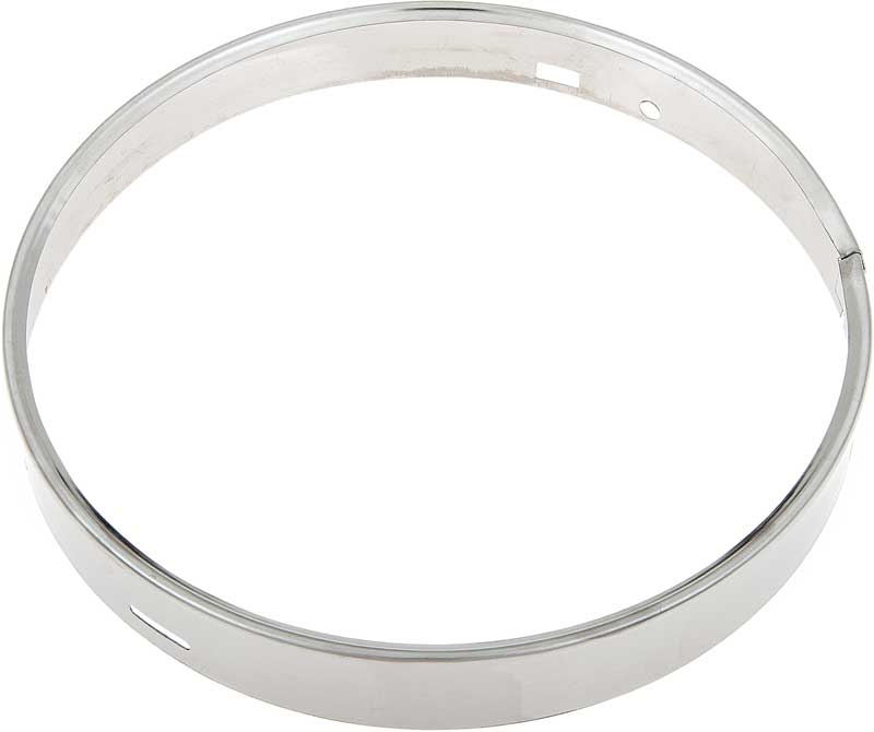 1955-57 Buick, Chevrolet, Cadillac, GMC, Oldsmobile Headlamp Retaining Ring Stainless Steel Each