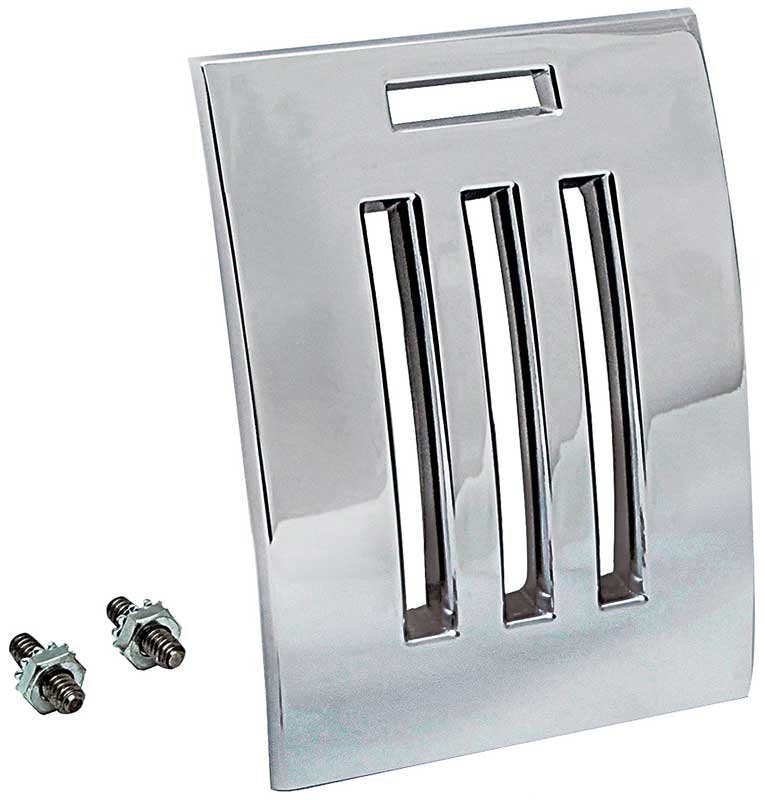 1964-66 Mustang Heater Dash Plate - Chrome