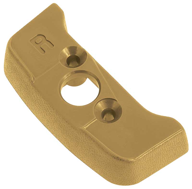 1974-81 Seat Belt Shoulder Guide Escutcheon Buckskin RH Passenger Side
