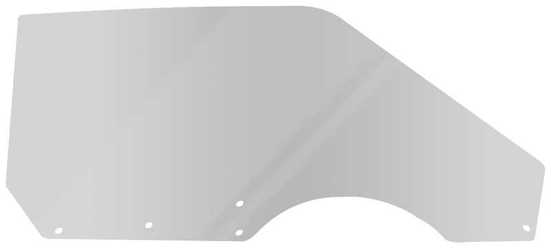 1971-73 Mustang/Cougar Coupe/Convertible Door Glass Power/Manual RH Smoke