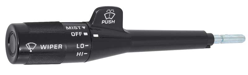 1982-91 GM Combination Switch Turn Signal Lever w/o Cruise Control w/o Pulse Wipers Black Stem