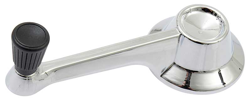 1964-65 Ford/Mercury Window Crank Handle (2-Door Front, 4-Door Front/Rear) - Black Knob