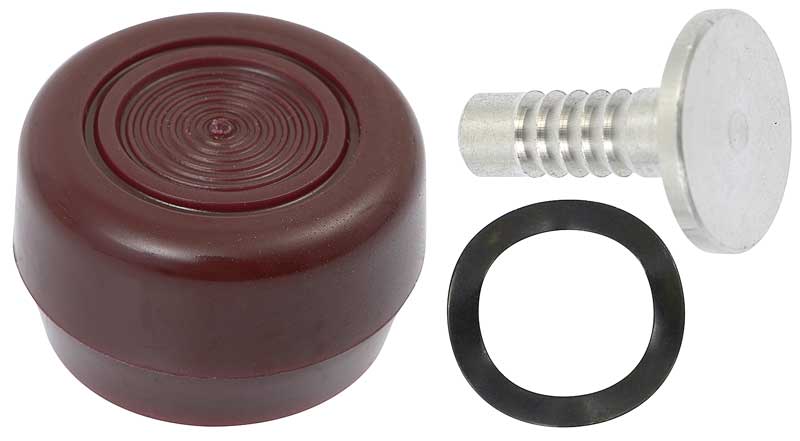 1968-73 Ford Window Crank Handle Knob Maroon