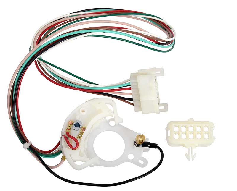 1967-71 Dodge, Plymouth Turn Signal Switch w/o Tilt  7 Wire Switch A, B, E-Body 1st Design