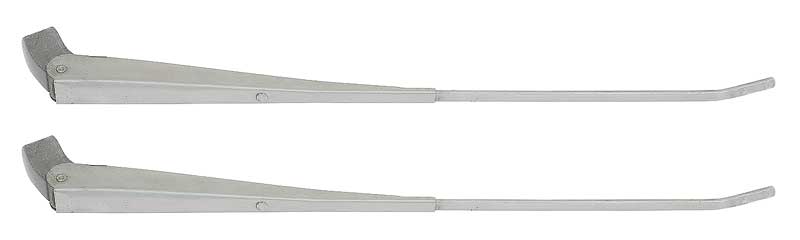 1967-70 Charger, Coronet, Road Runner, GTX Windshield Wiper Arms Satin Finish 16" Pair