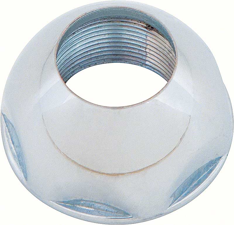 1963-81 Chevrolet, GMC,Pontiac Antenna Bezel Nut Chrome with 9/16" ID Various Models Fits Most 2-Piece Type Cable and Body Antennas