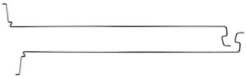 1964-66 Mustang Trunk Lid Hinge Torsion Rods Coupe or Convertible Pair