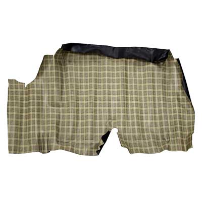 1964-68 Mustang Heavy Weight Molded Trunk Mat, Plaid