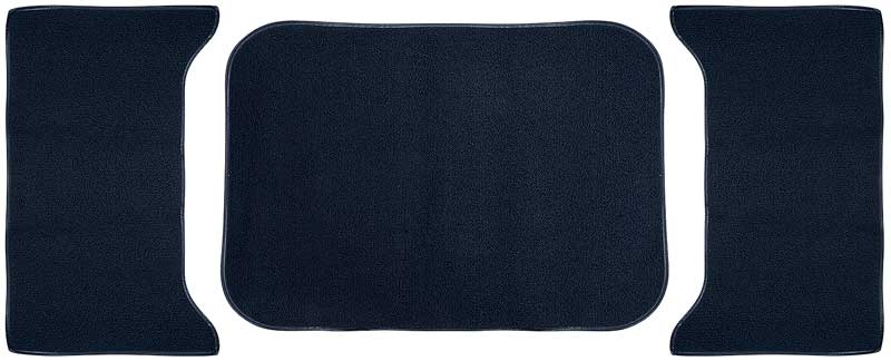 1961-64 Impala / Full Size Hardtop Black 3 Piece Loop Trunk Carpet Set