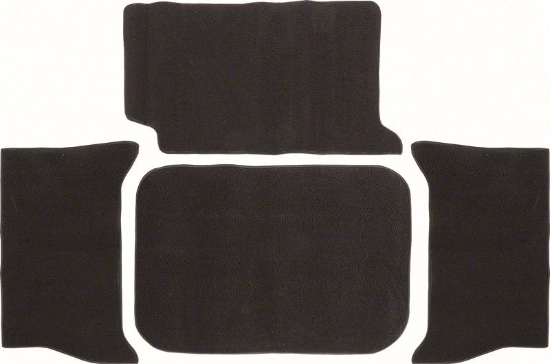 1961-64 Impala / Full Size Hardtop Gunmetal Gray 3 Piece Loop Trunk Carpet Set