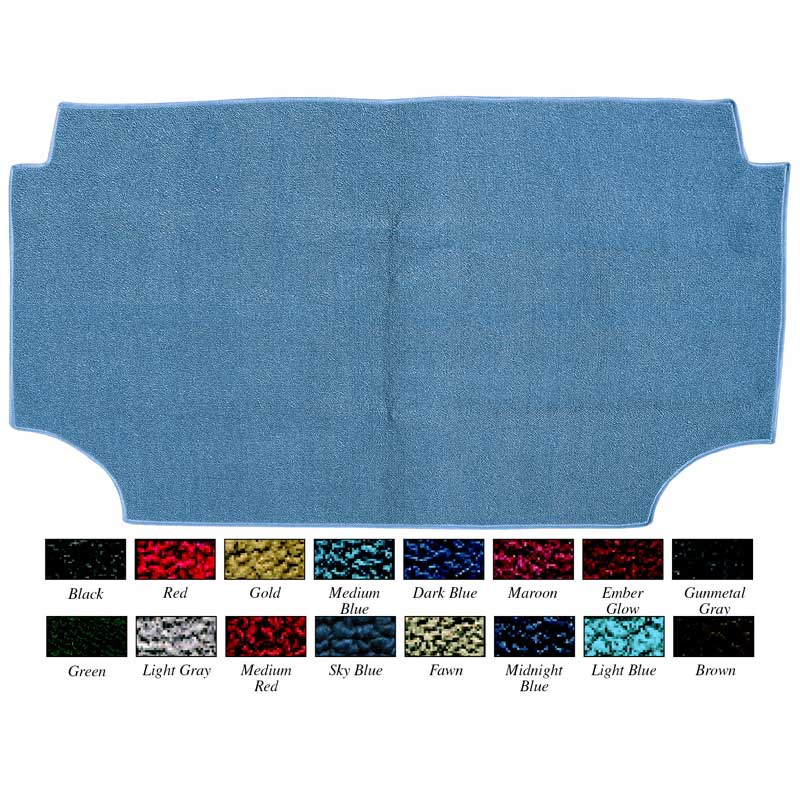 1965 Impala Convertible Gold 1 Piece Loop Trunk Carpet