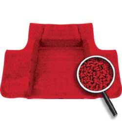1968-72 Chevy II, Nova Molded Trunk Carpet Loop Red Superior OER¬Æ
