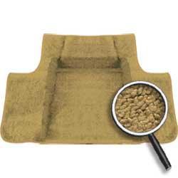 1968-72 Chevrolet Chevy II Nova All Body Styles Molded Trunk Area Carpet Kit Loop Gold
