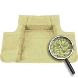 1968-72 Chevrolet Chevy II Nova All Body Styles Molded Trunk Area Carpet Kit Loop Ivy Gold