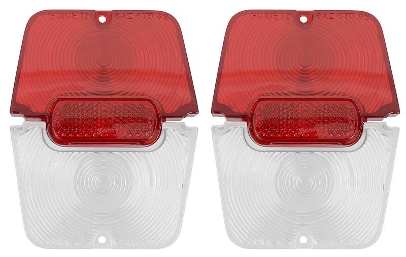 1962-64 Chevy II / Nova Tail Lamp Lenses Pair