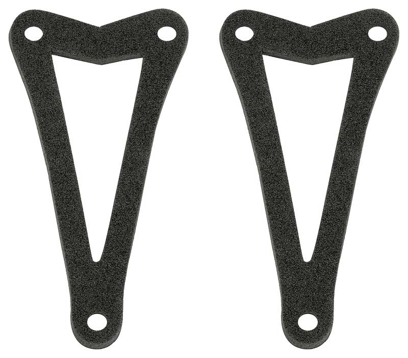 1968 Firebird Rear Side Marker Gaskets Black Pair