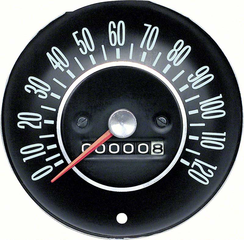 1962-64 Chevy II, Nova 120 Mph Speedometer GM Licensed
