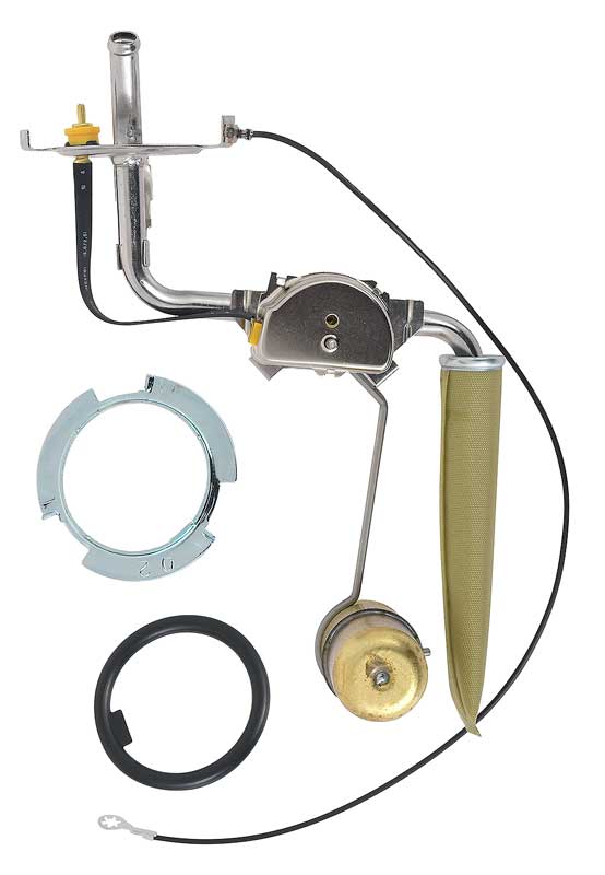 1966-67 Chevy II, Nova Fuel Tank Sending Unit with 4 Bbl Carb 3/8" Line