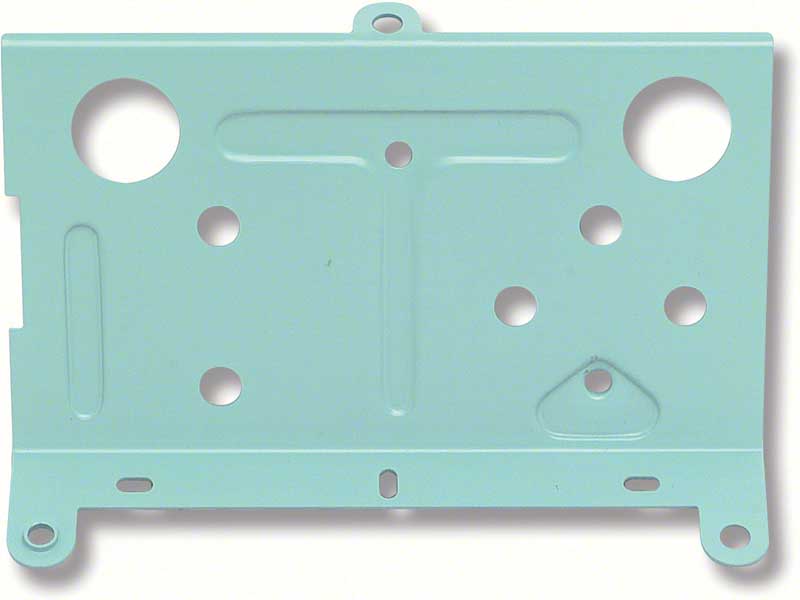 1968-69 Camaro, 1968-74 Nova Console Gauge Mounting Plate Rear Plate Battery / Temperature
