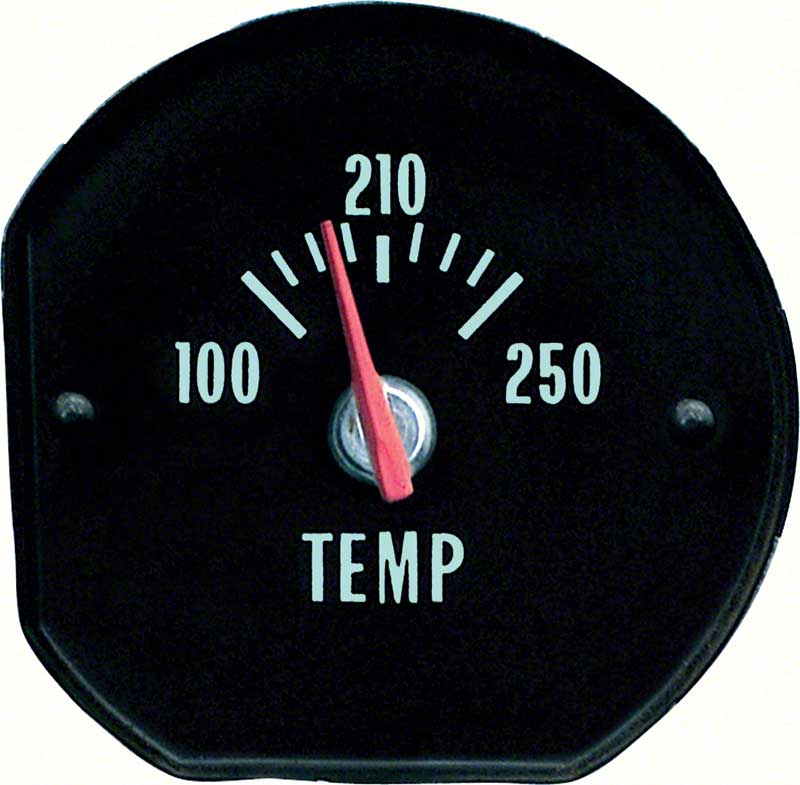 1970 Chevelle SS, Monte Carlo Dash Temperature Gauge