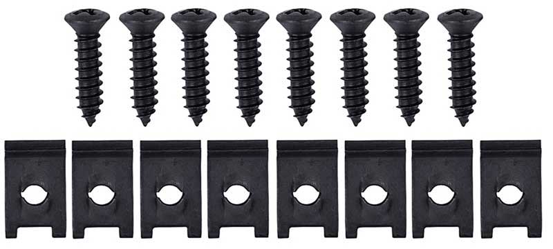 1968-72 Chevy II Nova Headlamp Bezel Installation Hardware Set  16 Piece Set