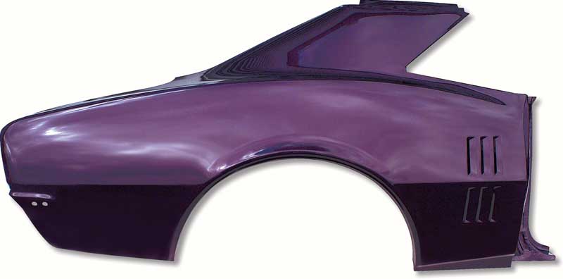 1967 Firebird Complete Quarter Panel  Coupe  RH