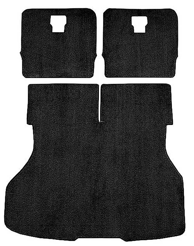 1983-86 Mustang Hatchback Rear Cargo Area Cut Pile Carpet - Black
