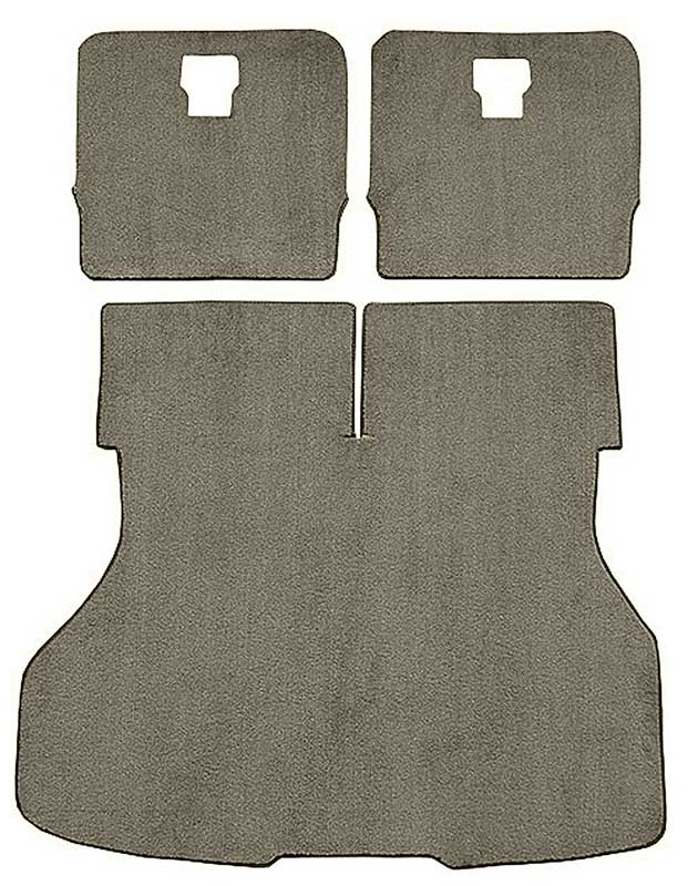 1983-86 Mustang Hatchback Rear Cargo Area Cut Pile Carpet Set with Mass Backing - Sandalwood