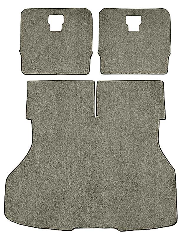 1987-93 Mustang Hatchback Rear Cargo Area Cut Pile Carpet Set - Sandalwood