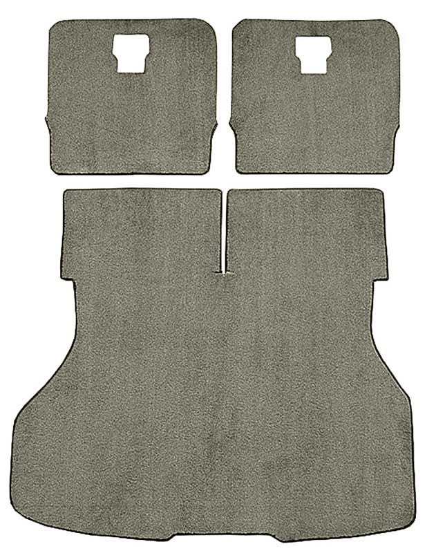 1987-93 Mustang Hatchback Rear Cargo Area Cut Pile Carpet Set with Mass Backing - Sandalwood