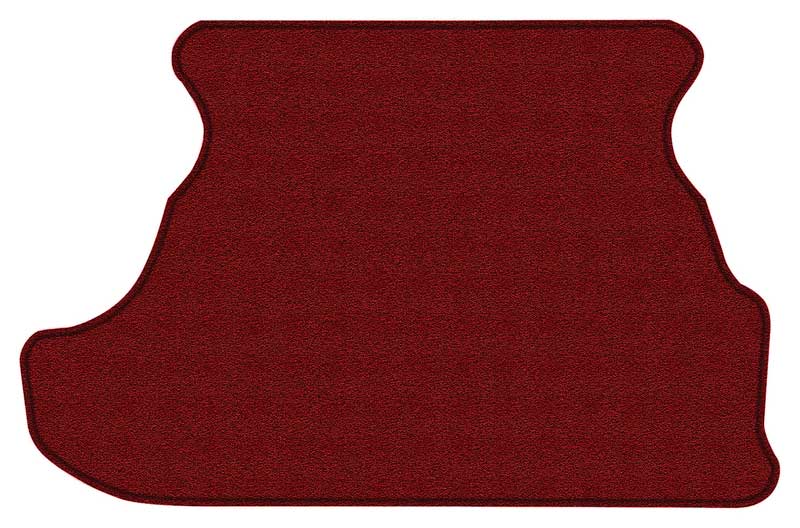 1979-93 Mustang Coupe Cut Pile Carpet Trunk Floor Mat - Oxblood