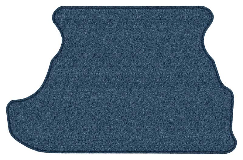 1979-93 Mustang Coupe Cut Pile Carpet Trunk Mat - Crystal Blue