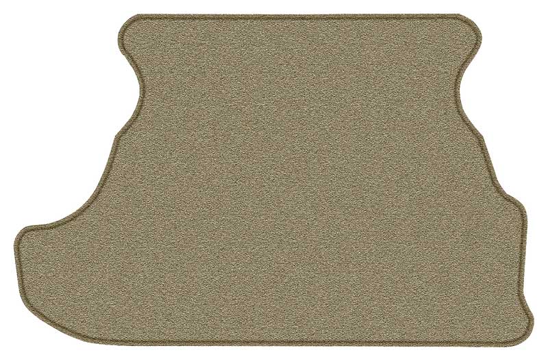 1979-93 Mustang Coupe Cut Pile Carpet Trunk Mat - Medium Saddle