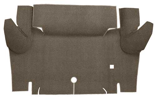 1964-66 Mustang Coupe Loop Trunk Floor Carpet - Parchment