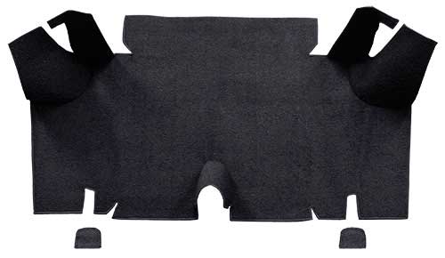 1965-66 Mustang Fastback Loop Trunk Carpet - Black