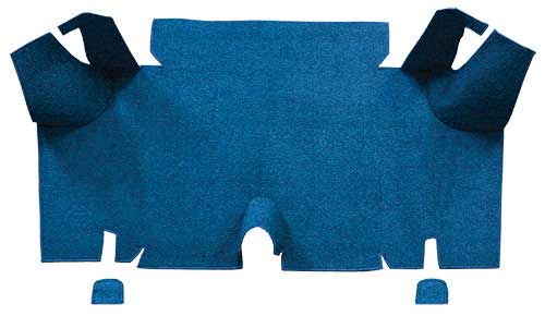 1965-66 Mustang Fastback Loop Trunk Carpet - Medium Blue