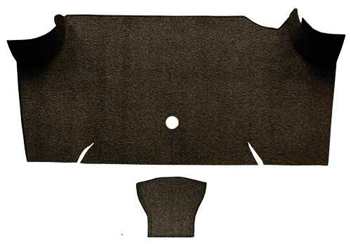 1967-68 Mustang Fastback Loop Trunk Carpet - Dark Brown
