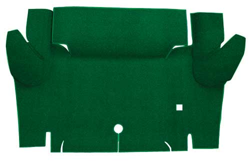 1964-66 Mustang Convertible Nylon Loop Trunk Floor Carpet - Green