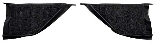 1965-68 Mustang Coupe Kick Panel Loop Carpet - Black