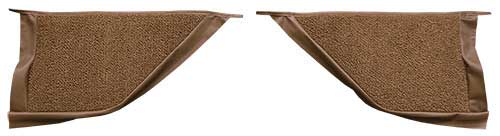 1965-68 Mustang Coupe Kick Panel Loop Carpet - Medium Saddle