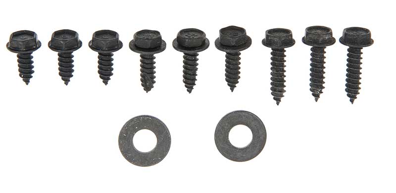 Heater Duct Mounting Hardware Set  1967-68 Camaro, Firebird
