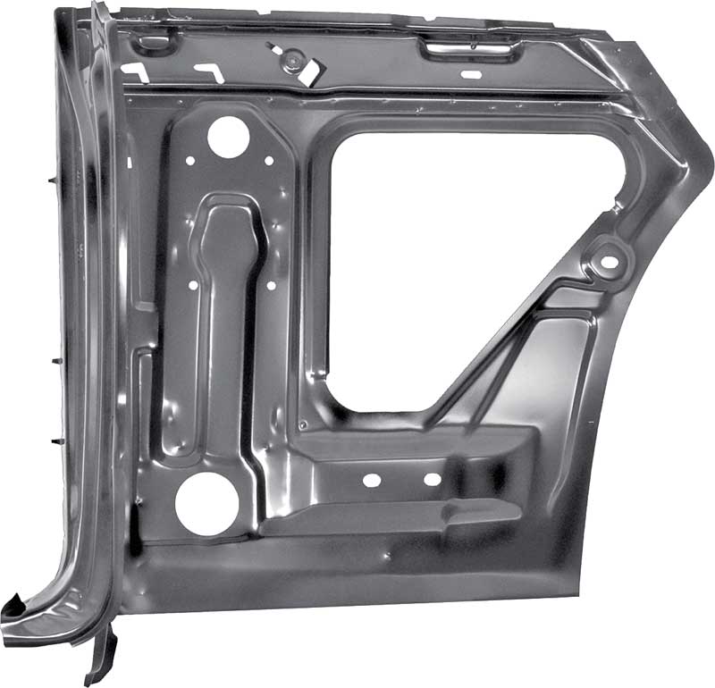1963-64 Impala, Bel Air  Inner Rear Quarter Panel 2 Door EDP Coated LH, Driver Side