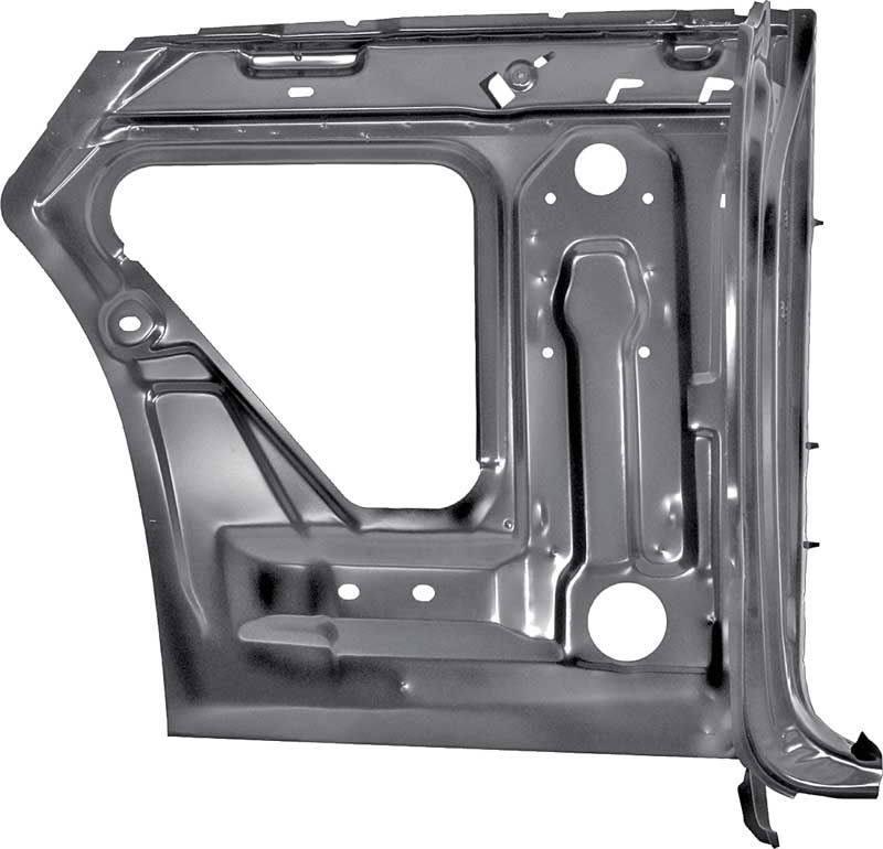 1963-64 Impala, Bel Air Inner Rear Quarter Panel 2 Door EDP Coated Passenger Side