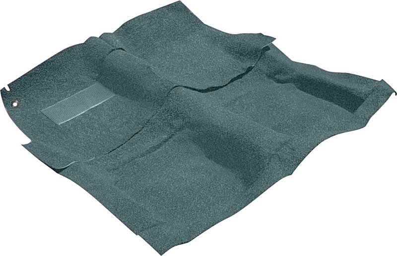 1961-64 Impala / Full Size 2 Door Sedan Turquoise Molded Loop Carpet Set With Mass Backing