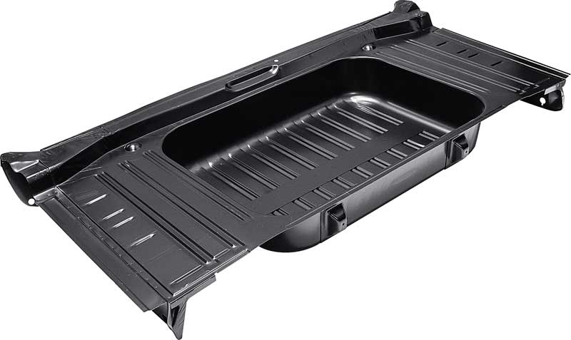 1964 Impala, Bel Air, Biscayne Full Trunk Floor Pan with Drop Offs & Rear Cross Brace EDP Coated
