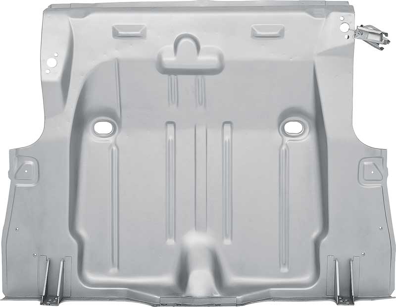 1969 Camaro, Firebird Full Trunk Floor Pan with Silver Weld-Thru Coating