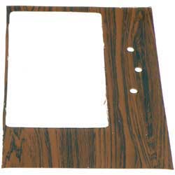 1969 Camaro Console Shift Plate Insert Cherrywood Manual Trans 4/Speed