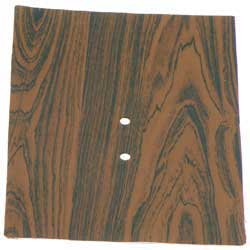 1969 Camaro Console Forward Plate Woodgrain Insert Cherrywood