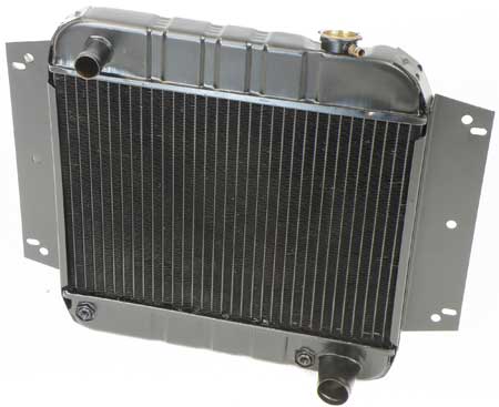 1962-65 Chevy II/Nova L6 194/230 W/ AT - Radiator (14-1/8" X 18-1/2" X 2") Brass/Copper Core