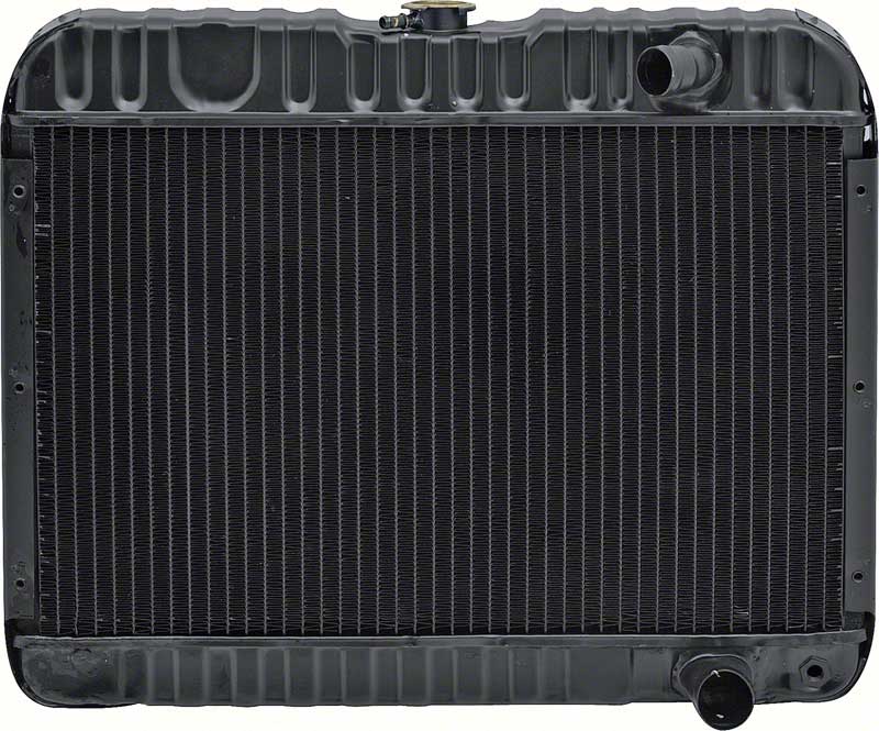 1963-65 Chevy II/Nova V8 W/ MT - Radiator 3 Row (Inlet On Pass Side)(15-1/2" X 25-1/2" X 2" Core)